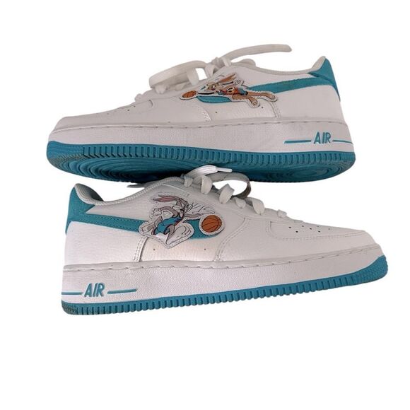 Nike Air Force 1 Space Jam Grade School EUC - Picture 3 of 8
